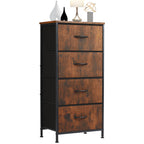 Drawers Dresser Chest Of Drawers,Metal Frame And Wood Top