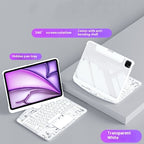 💻 Magic Keyboard Inteligente: Rotación 360° y Estilo Cyberpunk