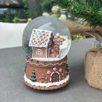 Bola De Nieve Jengibre Con Musica 10 Cm