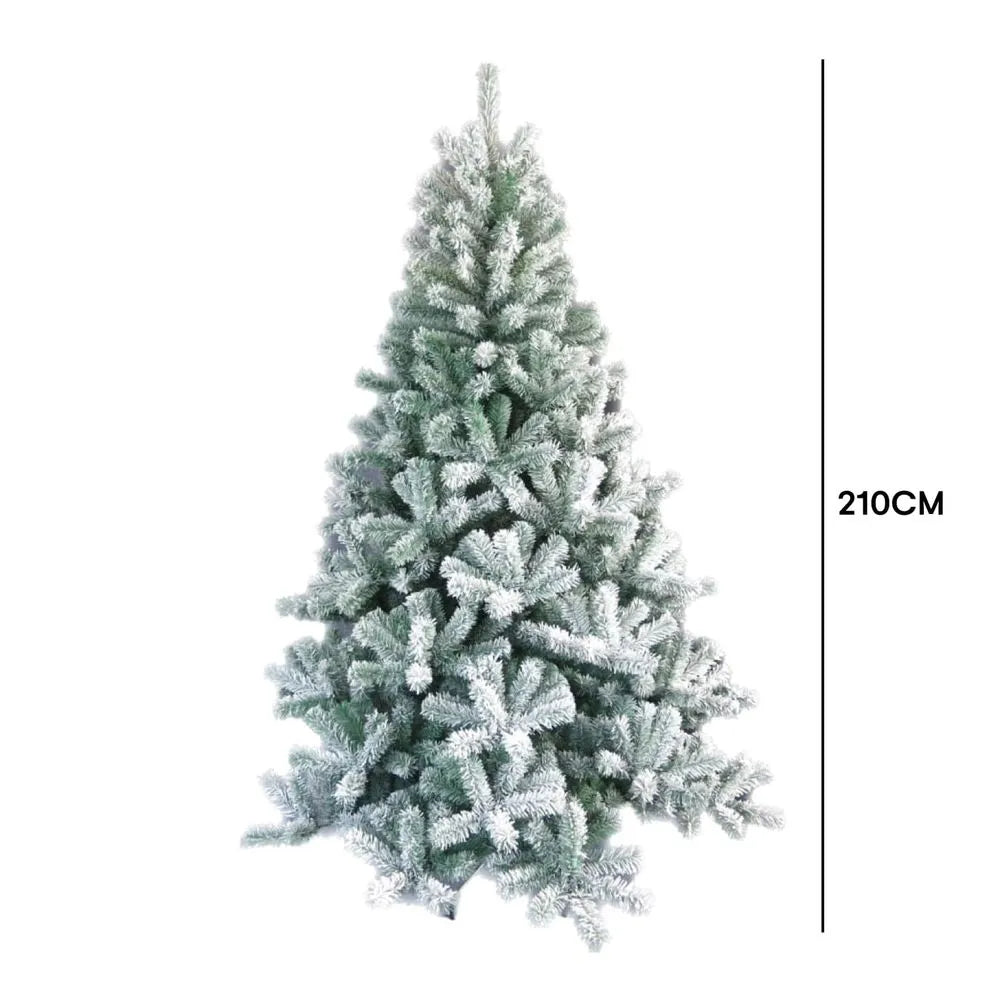 Arbol Premium Nieve 210 Cm 1020 Tips