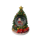 Bola De Nieve Arbol Con Musica Y Luz 10 Cm