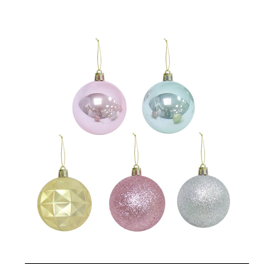 Set X35 Bolas Pastel 6 Cm.