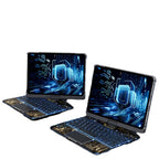 💻 Magic Keyboard Inteligente: Rotación 360° y Estilo Cyberpunk