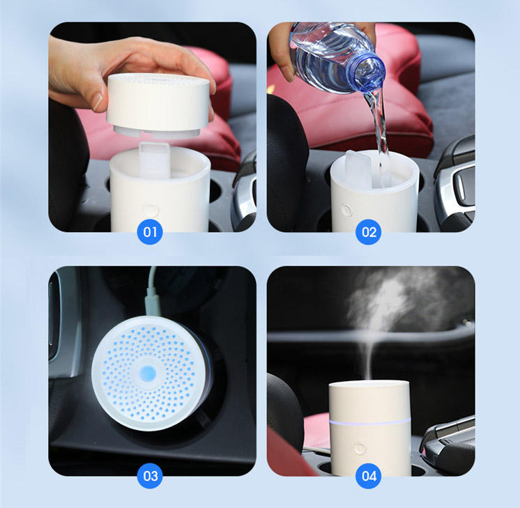 🚗 Humidificador &amp; Difusor Ultrasónico "VaseMini" ✨