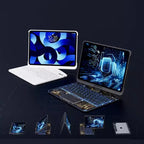 💻 Magic Keyboard Inteligente: Rotación 360° y Estilo Cyberpunk