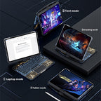 💻 Magic Keyboard Inteligente: Rotación 360° y Estilo Cyberpunk