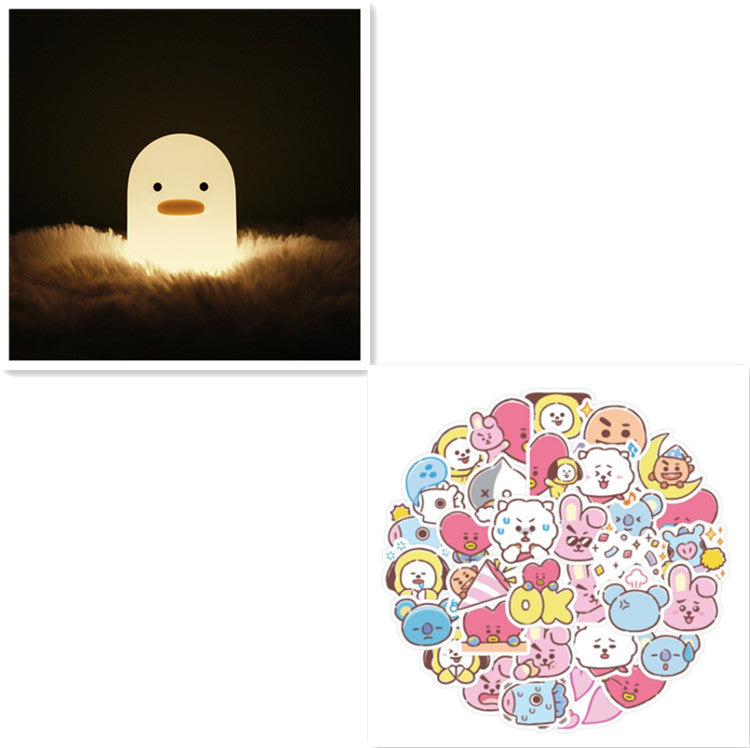 Dull duck sleeping lamp