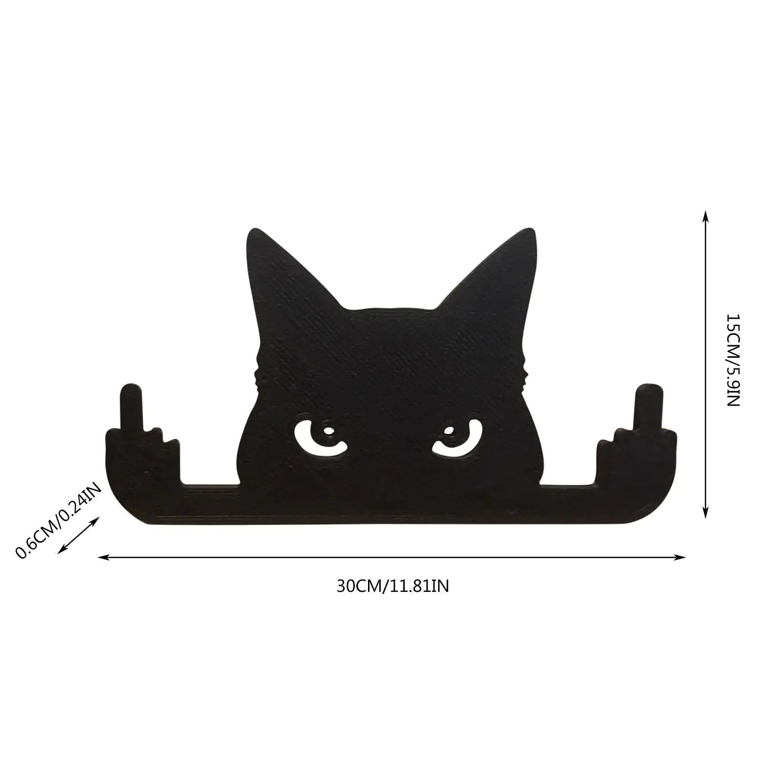 Gato Negro Travieso 🐱🖕🏿