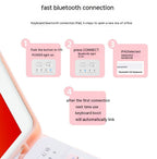 ⌨️ Teclado Ultra-Delgado Bluetooth Multi-Dispositivo