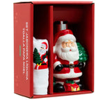 Adorno DECO HOME Set Jabonera Liq+Toalla Papa Noel